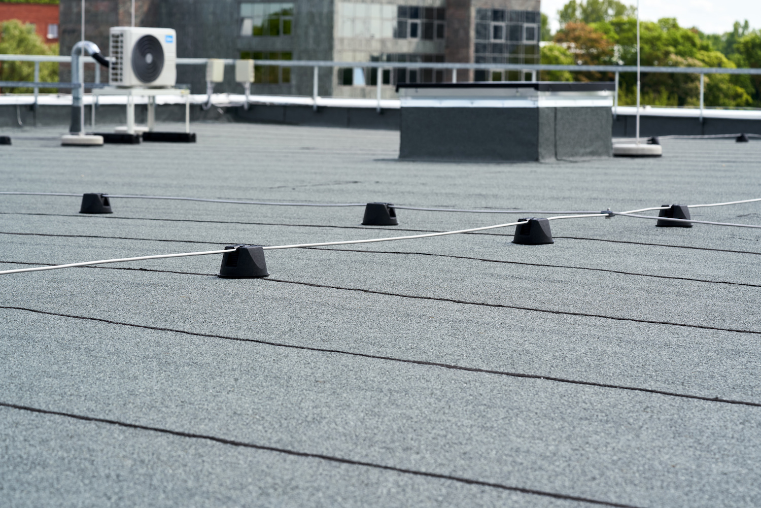 types of flat roofs