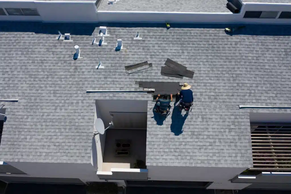 commercial roof replacement for blistering
