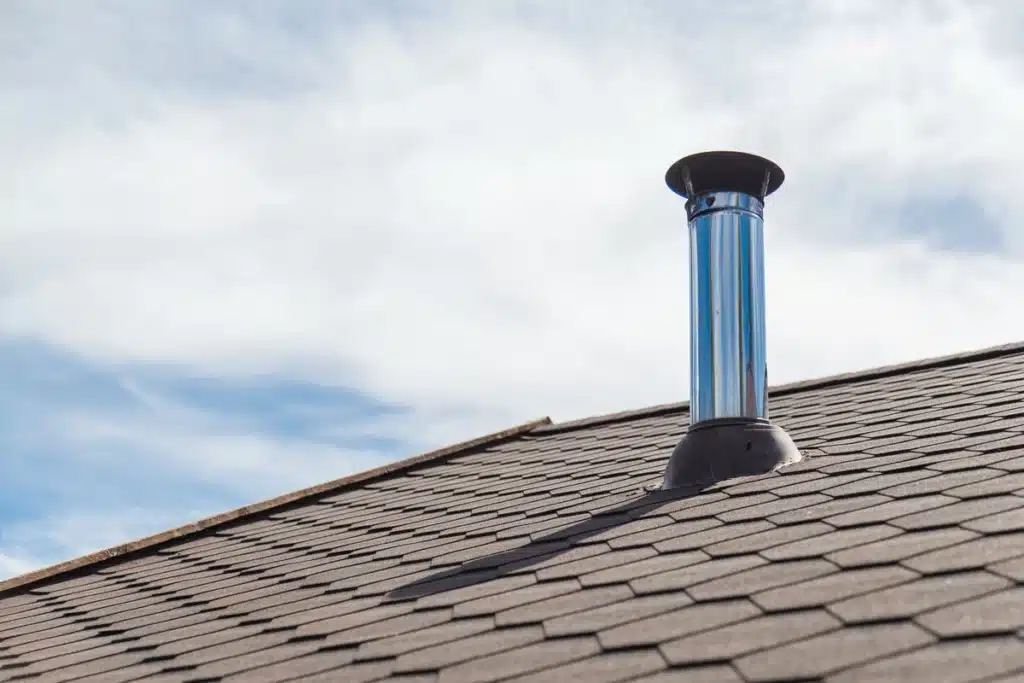 stainless steel chimney pipe for roof ventilation 