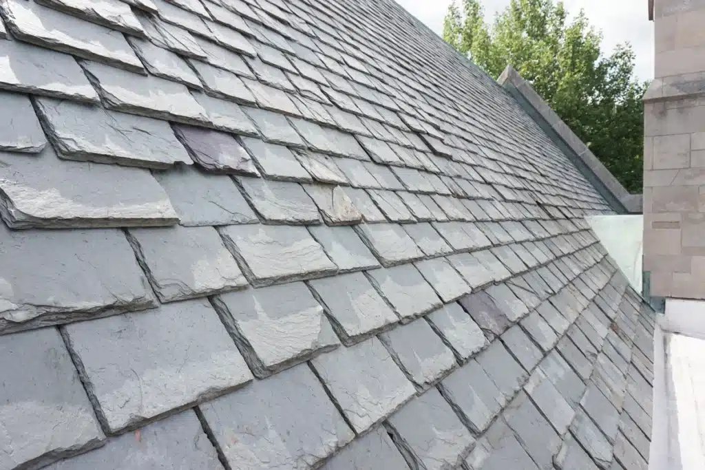 gray slate roof