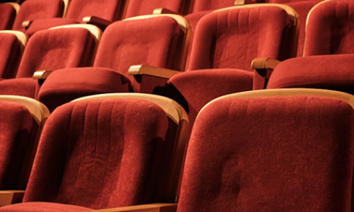 Community theater seating — youth arts organization supported through Tectum Gives