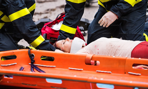 Firefighters at work — first responders supported through Tectum Gives